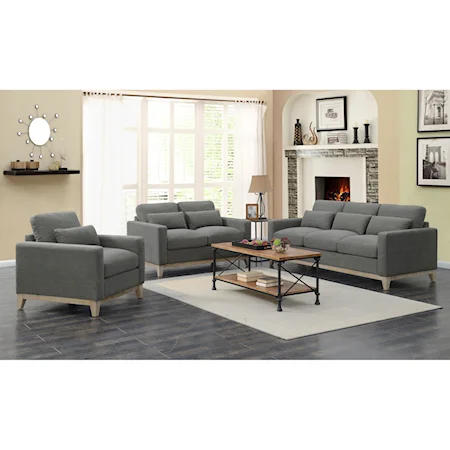 Modern Stationary Living Room Group